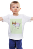 Заказать детскую футболку в Москве. Детская футболка классическая унисекс Телец от PUGGYSHOP - готовые дизайны и нанесение принтов.