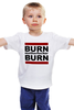 Заказать детскую футболку в Москве. Детская футболка классическая унисекс Burn! от gopotol - готовые дизайны и нанесение принтов.