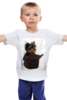 Заказать детскую футболку в Москве. Детская футболка классическая унисекс Йорик в кепке от Роман Дакиан - готовые дизайны и нанесение принтов.
