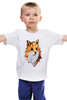 Заказать детскую футболку в Москве. Детская футболка классическая унисекс Poly Fox от Ольга Климова - готовые дизайны и нанесение принтов.
