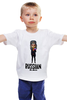 Заказать детскую футболку в Москве. Детская футболка классическая унисекс RUSSIAN BOY от Алексей - готовые дизайны и нанесение принтов.