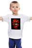Заказать детскую футболку в Москве. Детская футболка классическая унисекс Череп в розах от Елена  - готовые дизайны и нанесение принтов.