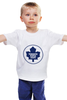 Заказать детскую футболку в Москве. Детская футболка классическая унисекс Торонто Мэйпл Лифс  от kspsshop - готовые дизайны и нанесение принтов.
