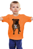 Заказать детскую футболку в Москве. Детская футболка классическая унисекс Собака - Бультерьер от BAD OWL - готовые дизайны и нанесение принтов.