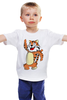 Заказать детскую футболку в Москве. Детская футболка классическая унисекс Тигренок от VM-c - готовые дизайны и нанесение принтов.
