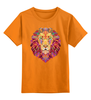 Заказать детскую футболку в Москве. Детская футболка классическая унисекс Полигональный лев от oldman - готовые дизайны и нанесение принтов.