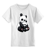 Заказать детскую футболку в Москве. Детская футболка классическая унисекс Панда с малышом  от ПРИНТЫ ПЕЧАТЬ  - готовые дизайны и нанесение принтов.