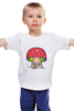 Заказать детскую футболку в Москве. Детская футболка классическая унисекс Мухомор от Yaroslava - готовые дизайны и нанесение принтов.