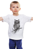 Заказать детскую футболку в Москве. Детская футболка классическая унисекс арт филин от astrel - готовые дизайны и нанесение принтов.