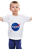 Заказать детскую футболку в Москве. Детская футболка классическая унисекс Nasa space от YellowCloverShop - готовые дизайны и нанесение принтов.