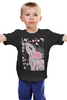Заказать детскую футболку в Москве. Детская футболка классическая унисекс МЫШКА И САКУРА от ELENA ZHARINOVA - готовые дизайны и нанесение принтов.