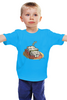 Заказать детскую футболку в Москве. Детская футболка классическая унисекс Sleeping Sushi от Павел Павел - готовые дизайны и нанесение принтов.