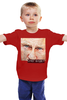 Заказать детскую футболку в Москве. Детская футболка классическая унисекс Путин обещает снег от Михаил Авилкин - готовые дизайны и нанесение принтов.