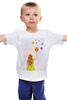 Заказать детскую футболку в Москве. Детская футболка классическая унисекс Девушка с воздушными шарами от Anna Eremina - готовые дизайны и нанесение принтов.