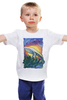 Заказать детскую футболку в Москве. Детская футболка классическая унисекс Волшебный Кит от lika_polushkina@mail.ru - готовые дизайны и нанесение принтов.