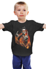 Заказать детскую футболку в Москве. Детская футболка классическая унисекс Зомби Рок-Гитарист от emercom-49 - готовые дизайны и нанесение принтов.