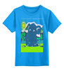 Заказать детскую футболку в Москве. Детская футболка классическая унисекс красивий слон от Мира  - готовые дизайны и нанесение принтов.