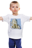 Заказать детскую футболку в Москве. Детская футболка классическая унисекс Белая медведица с медвежатами  от valezar - готовые дизайны и нанесение принтов.