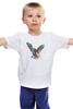 Заказать детскую футболку в Москве. Детская футболка классическая унисекс Геометрическая Сова от printik - готовые дизайны и нанесение принтов.