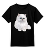 Заказать детскую футболку в Москве. Детская футболка классическая унисекс Котейка от BAD OWL - готовые дизайны и нанесение принтов.