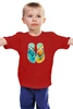 Заказать детскую футболку в Москве. Детская футболка классическая унисекс Веселые флип-флопсы от Метафора   - готовые дизайны и нанесение принтов.
