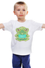 Заказать детскую футболку в Москве. Детская футболка классическая унисекс Жаба в маске от Stil na yarkosti - готовые дизайны и нанесение принтов.