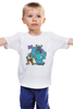Заказать детскую футболку в Москве. Детская футболка классическая унисекс Монстрики от T-shirt print  - готовые дизайны и нанесение принтов.