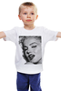 Заказать детскую футболку в Москве. Детская футболка классическая унисекс Мэрилин Монро (Marilyn Monroe) от Дмитрий Светличный - готовые дизайны и нанесение принтов.