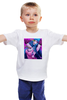 Заказать детскую футболку в Москве. Детская футболка классическая унисекс Pixel Girl от Jimmy Flash - готовые дизайны и нанесение принтов.