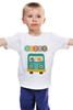 Заказать детскую футболку в Москве. Детская футболка классическая унисекс Happy от Polilog - готовые дизайны и нанесение принтов.