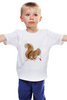 Заказать детскую футболку в Москве. Детская футболка классическая унисекс Белочка от THE_NISE  - готовые дизайны и нанесение принтов.