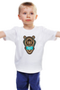 Заказать детскую футболку в Москве. Детская футболка классическая унисекс Тигр в маске от Stil na yarkosti - готовые дизайны и нанесение принтов.