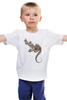 Заказать детскую футболку в Москве. Детская футболка классическая унисекс Дракончик и бабочка от Leichenwagen - готовые дизайны и нанесение принтов.