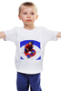 Заказать детскую футболку в Москве. Детская футболка классическая унисекс Путин - кёрлинг от Just kidding - готовые дизайны и нанесение принтов.
