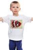 Заказать детскую футболку в Москве. Детская футболка классическая унисекс Индеец от Виктор Гришин - готовые дизайны и нанесение принтов.
