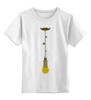 Заказать детскую футболку в Москве. Детская футболка классическая унисекс Лампа - галстук от megashmot - готовые дизайны и нанесение принтов.