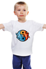 Заказать детскую футболку в Москве. Детская футболка классическая унисекс Инь-Ян от trend - готовые дизайны и нанесение принтов.