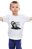 Заказать детскую футболку в Москве. Детская футболка классическая унисекс Drun and Bass W от Павел Азаренков - готовые дизайны и нанесение принтов.