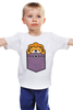 Заказать детскую футболку в Москве. Детская футболка классическая унисекс Львенок от fanart - готовые дизайны и нанесение принтов.