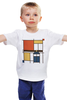 Заказать детскую футболку в Москве. Детская футболка классическая унисекс Мондриан от printik - готовые дизайны и нанесение принтов.