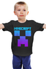 Заказать детскую футболку в Москве. Детская футболка классическая унисекс MINECRAFT CREEPER от weeert - готовые дизайны и нанесение принтов.