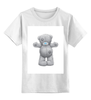Заказать детскую футболку в Москве. Детская футболка классическая унисекс Мишка Тедди от vityaz - готовые дизайны и нанесение принтов.