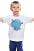 Заказать детскую футболку в Москве. Детская футболка классическая унисекс Бегемотик от kto1914@mail.ru - готовые дизайны и нанесение принтов.