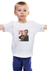 Заказать детскую футболку в Москве. Детская футболка классическая унисекс С Обамой не пью от prodesign - готовые дизайны и нанесение принтов.