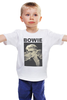 Заказать детскую футболку в Москве. Детская футболка классическая унисекс Дэвид Боуи от geekbox - готовые дизайны и нанесение принтов.