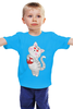 Заказать детскую футболку в Москве. Детская футболка классическая унисекс Влюбленная кошечка от Ordwen - готовые дизайны и нанесение принтов.