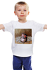 Заказать детскую футболку в Москве. Детская футболка классическая унисекс Обед толстой мышки от ДМИТРИЙ ТРУБИН - готовые дизайны и нанесение принтов.