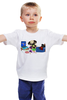 Заказать детскую футболку в Москве. Детская футболка классическая унисекс Мопс-геймер от NorrD - готовые дизайны и нанесение принтов.