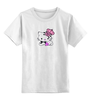 Заказать детскую футболку в Москве. Детская футболка классическая унисекс Кошка королева от nimal1309 - готовые дизайны и нанесение принтов.