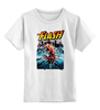 Заказать детскую футболку в Москве. Детская футболка классическая унисекс Флэш (Flash) от printik - готовые дизайны и нанесение принтов.